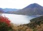中禅寺湖と男体山の写真