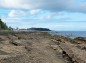 自衛隊航空基地付近から沖丿島の写真