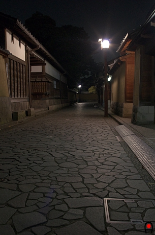 夜の長町武家屋敷跡界隈の写真