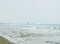 千里浜なぎさドライブウェイ作業船の写真