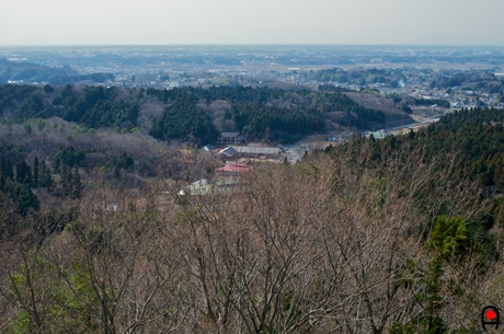 益子の森展望台からの遠景の写真