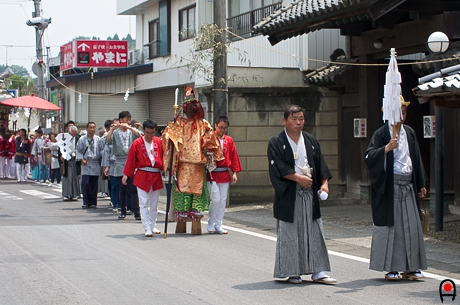 益子祇園祭還御祭の写真