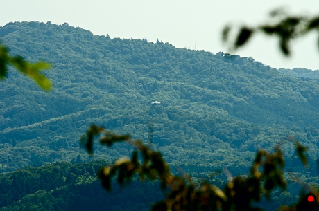 芳賀富士から益子の森展望台の写真