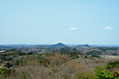 益子の森から芳賀富士の写真