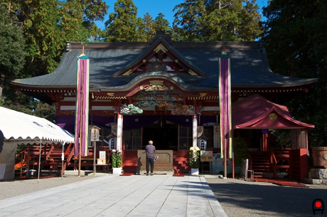 大前神社拝殿正面の写真