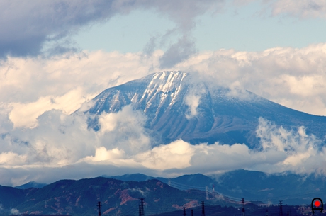 冨士山自然公園から男体山の写真