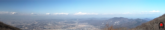 筑波山御幸ヶ原からの眺めの写真