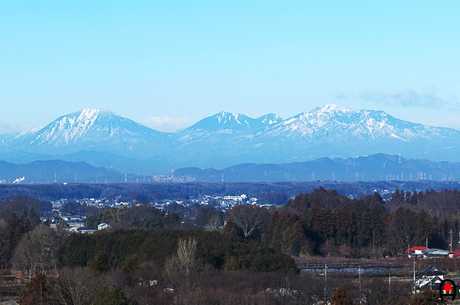 冨士山自然公園から日光の山の写真