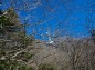 筑波山の男体山付近の鉄塔の写真