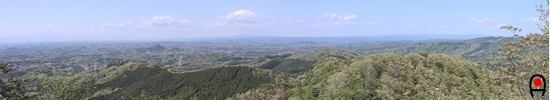 御嶽山山頂からの眺めの写真