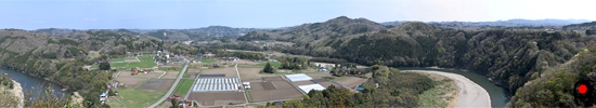 鎌倉山岩場展望台からの風景の写真201304
