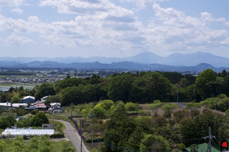 台新田展望台からの眺めの写真