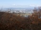 尾根の道から見えた佐野市街地の写真