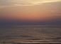 日没後の千里浜付近の日本海の写真