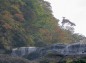 第1観瀑台から袋田の滝上部の写真