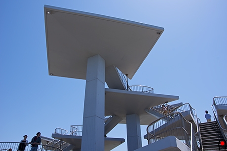 富津岬展望台最上部の写真