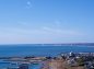 飯岡刑部岬展望から眺めた九十九里浜方面の写真