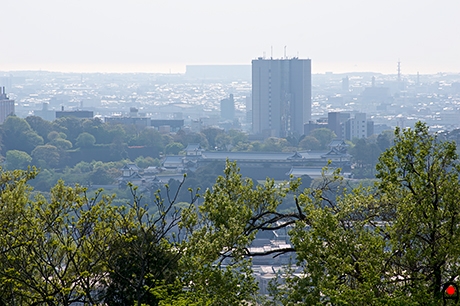 卯辰山から金沢市街の写真