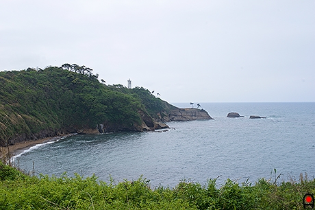 加佐の岬遠景の写真
