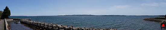 七尾北湾の眺めの写真