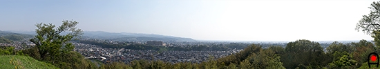 卯辰山から金沢の眺めの写真