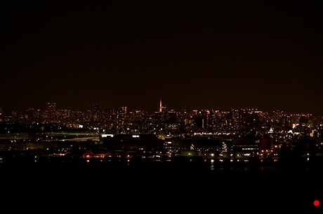 東京タワー方面の夜景の写真
