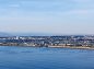 江の島シーキャンドルから見た藤沢市方面の写真