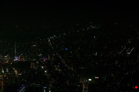 東京スカイツリーからの夜景の写真