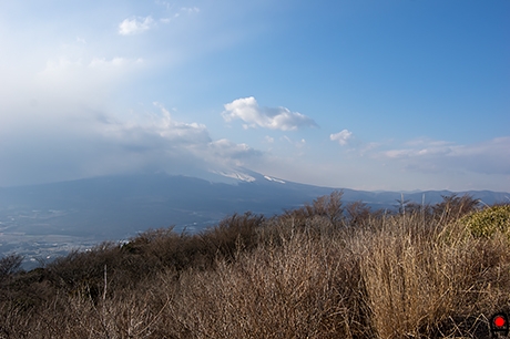 三国峠から富士山の写真